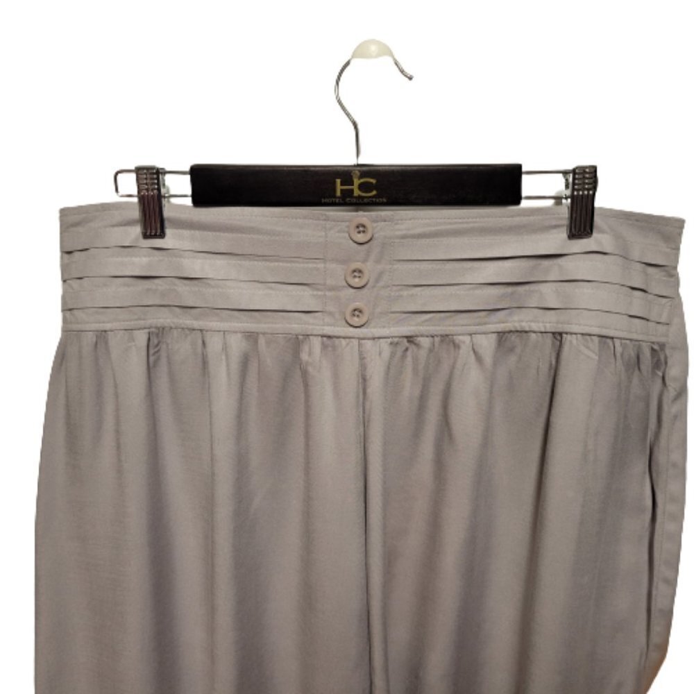 Womens Capris Culottes Summer Wide Leg Casual Comfy Pants Travel- Size S, XXL - Picture 5 of 11